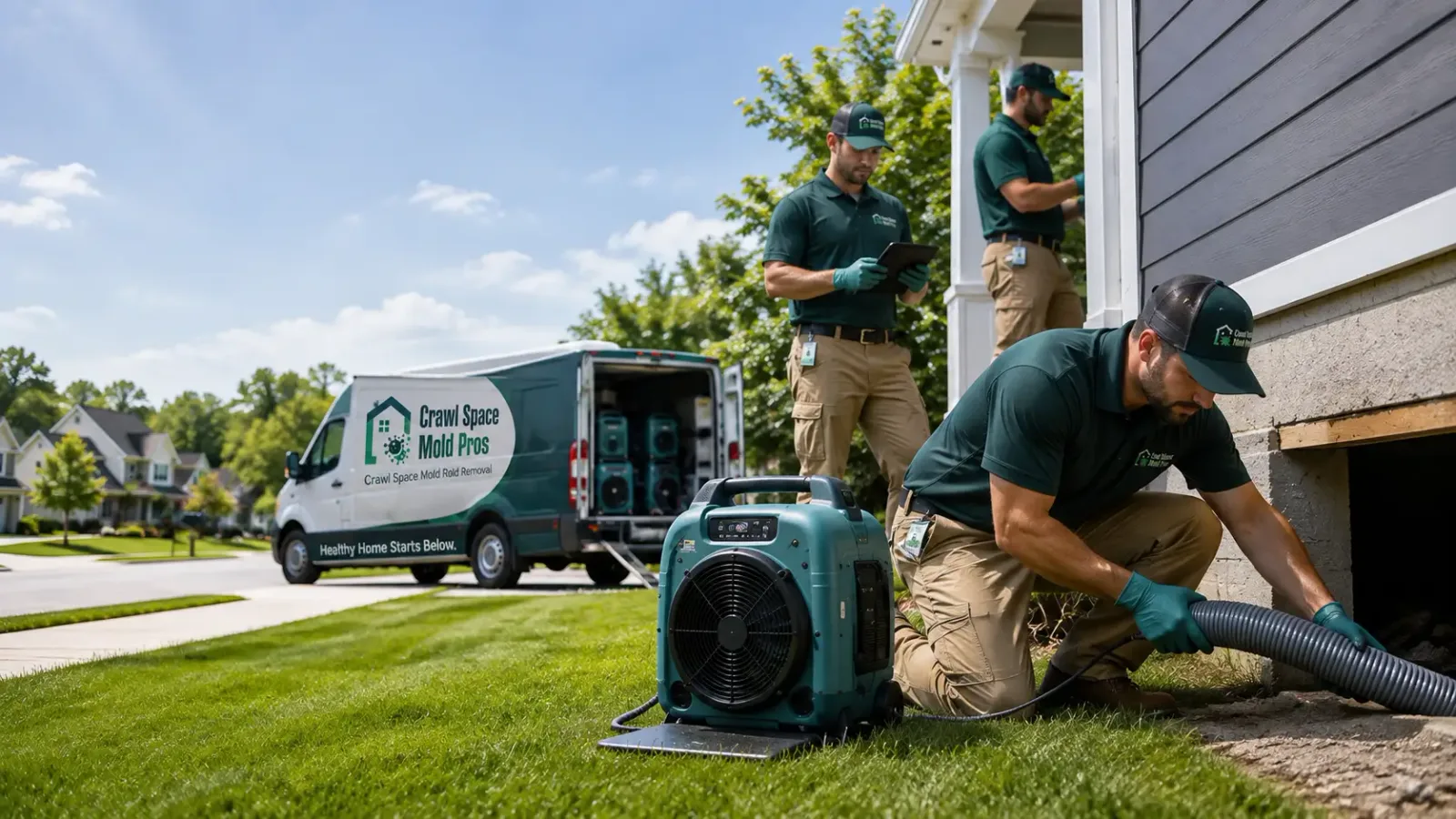 Crawl Space Mold Removal in Bryn Mawr, PA